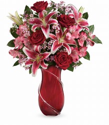 Teleflora's Wrapped With Passion Bouquet from Victor Mathis Florist in Louisville, KY